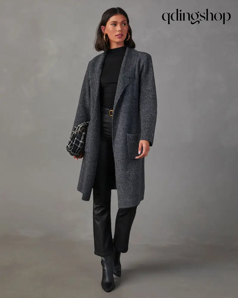 Alexia Pocketed Duster Cardigan - Cardigan