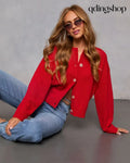 Imola Cardigan - Red / XS - Cardigan